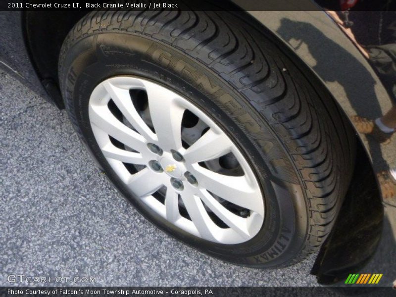 Black Granite Metallic / Jet Black 2011 Chevrolet Cruze LT