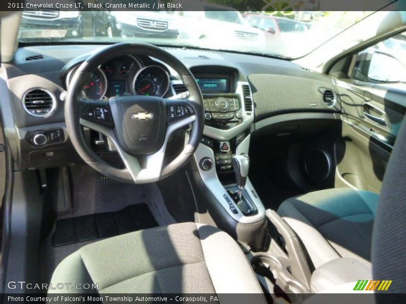 Black Granite Metallic / Jet Black 2011 Chevrolet Cruze LT