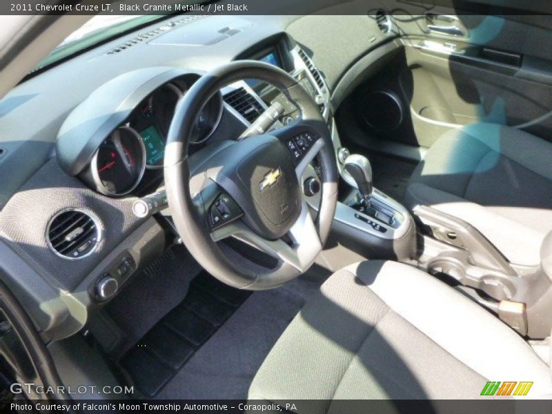 Black Granite Metallic / Jet Black 2011 Chevrolet Cruze LT