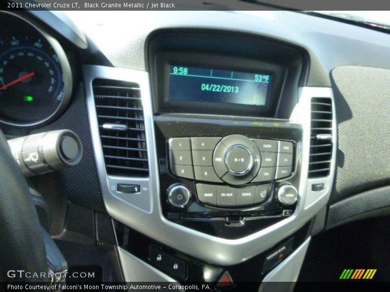 Black Granite Metallic / Jet Black 2011 Chevrolet Cruze LT