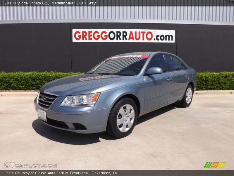 Medium Silver Blue / Gray 2010 Hyundai Sonata GLS