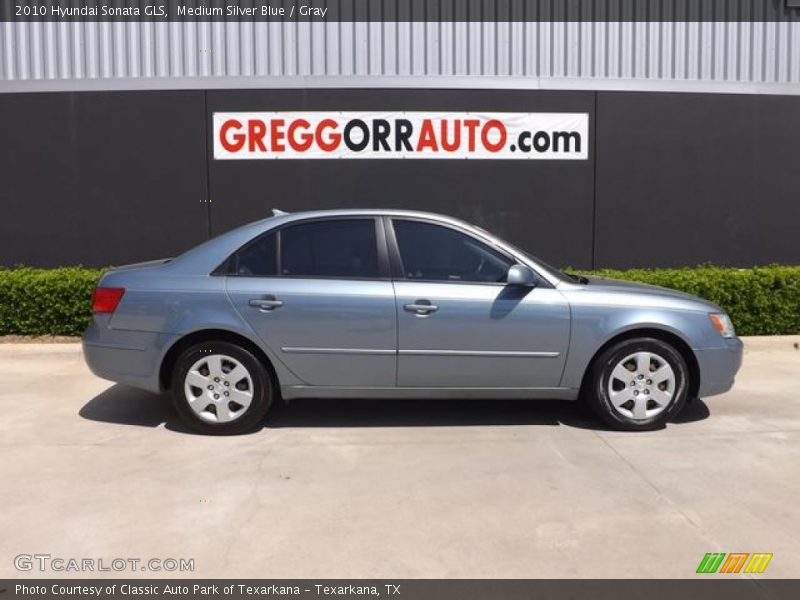 Medium Silver Blue / Gray 2010 Hyundai Sonata GLS