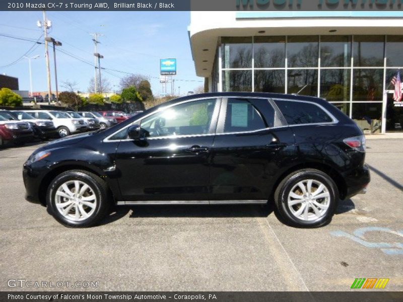 Brilliant Black / Black 2010 Mazda CX-7 s Touring AWD