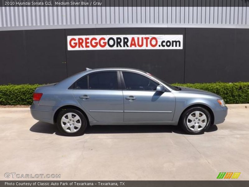 Medium Silver Blue / Gray 2010 Hyundai Sonata GLS
