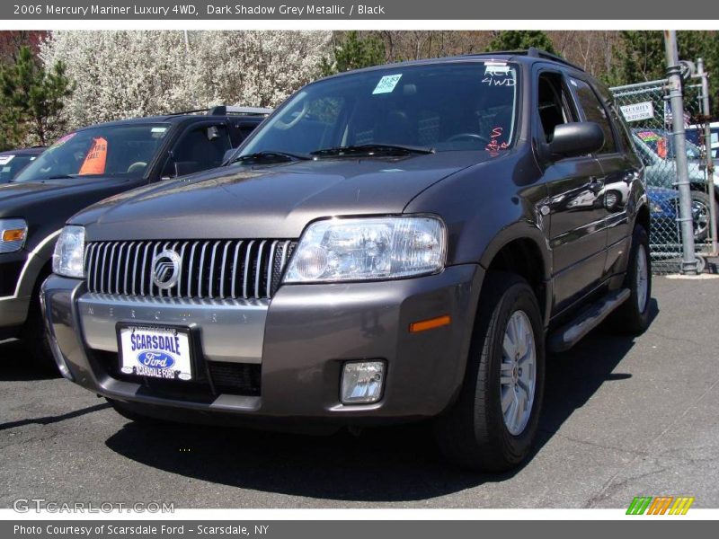 Dark Shadow Grey Metallic / Black 2006 Mercury Mariner Luxury 4WD