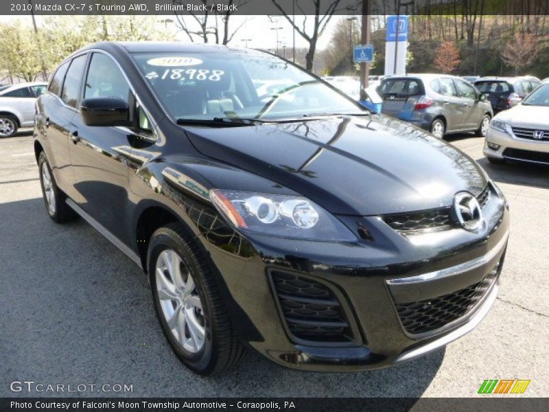 Brilliant Black / Black 2010 Mazda CX-7 s Touring AWD