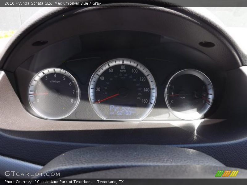 Medium Silver Blue / Gray 2010 Hyundai Sonata GLS