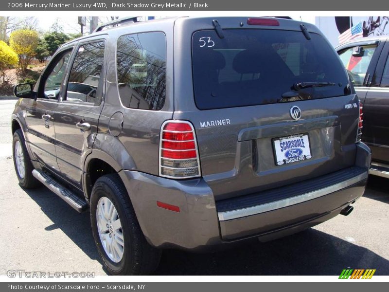 Dark Shadow Grey Metallic / Black 2006 Mercury Mariner Luxury 4WD