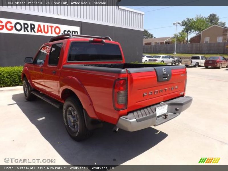 Aztec Red / Charcoal 2004 Nissan Frontier XE V6 Crew Cab