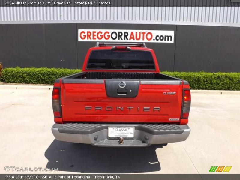Aztec Red / Charcoal 2004 Nissan Frontier XE V6 Crew Cab