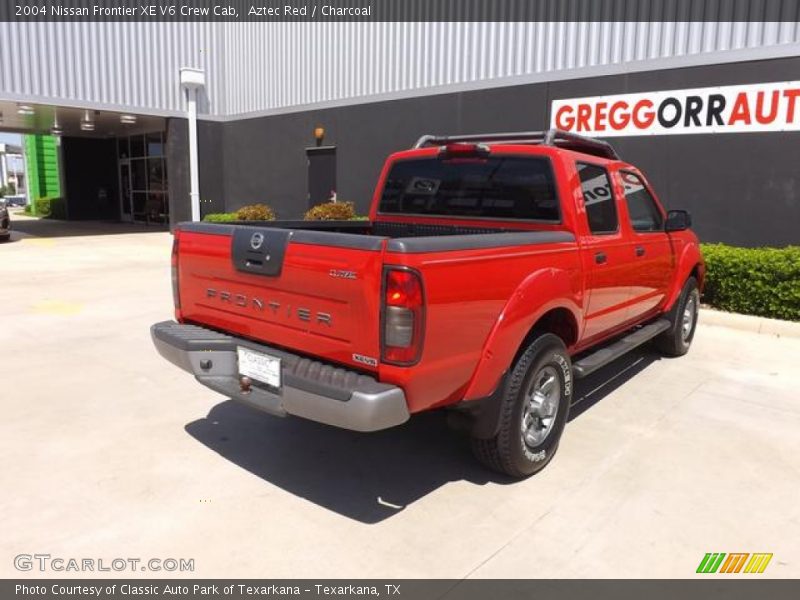 Aztec Red / Charcoal 2004 Nissan Frontier XE V6 Crew Cab