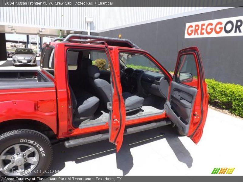 Aztec Red / Charcoal 2004 Nissan Frontier XE V6 Crew Cab