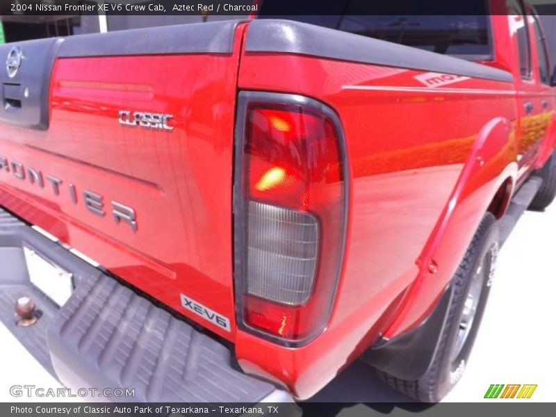 Aztec Red / Charcoal 2004 Nissan Frontier XE V6 Crew Cab