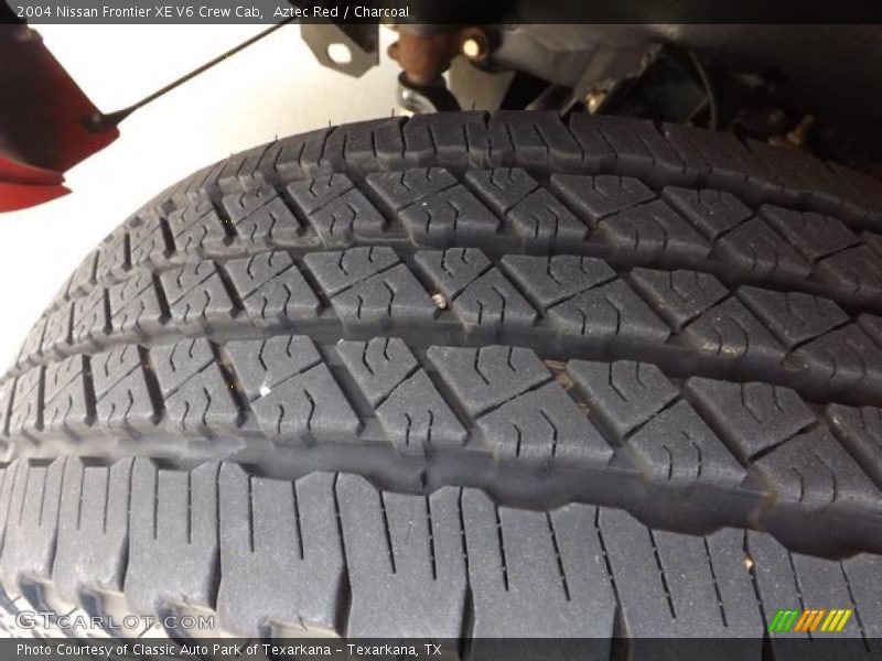Aztec Red / Charcoal 2004 Nissan Frontier XE V6 Crew Cab
