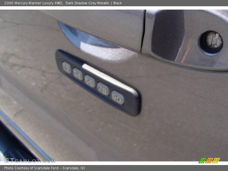 Dark Shadow Grey Metallic / Black 2006 Mercury Mariner Luxury 4WD