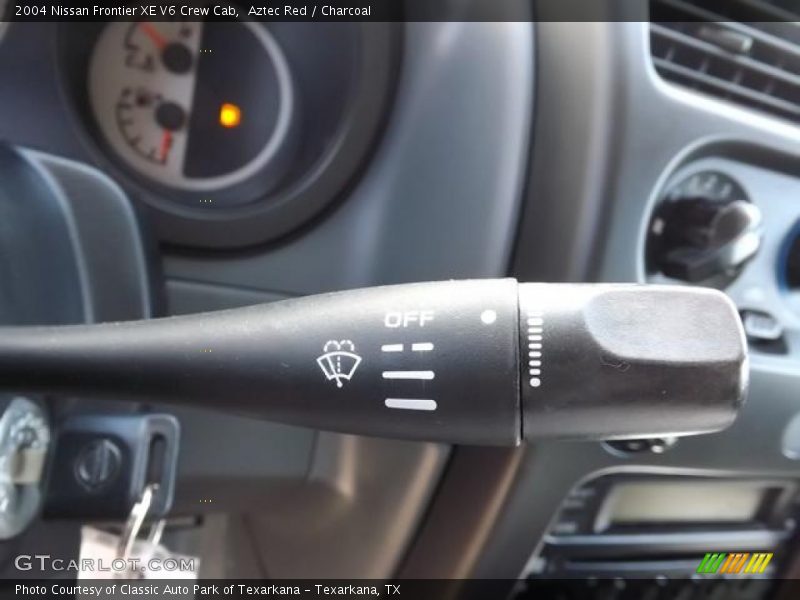 Aztec Red / Charcoal 2004 Nissan Frontier XE V6 Crew Cab