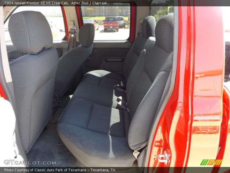 Aztec Red / Charcoal 2004 Nissan Frontier XE V6 Crew Cab