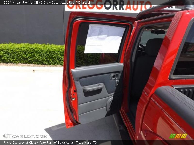 Aztec Red / Charcoal 2004 Nissan Frontier XE V6 Crew Cab