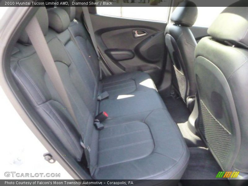 Diamond Silver / Black 2010 Hyundai Tucson Limited AWD