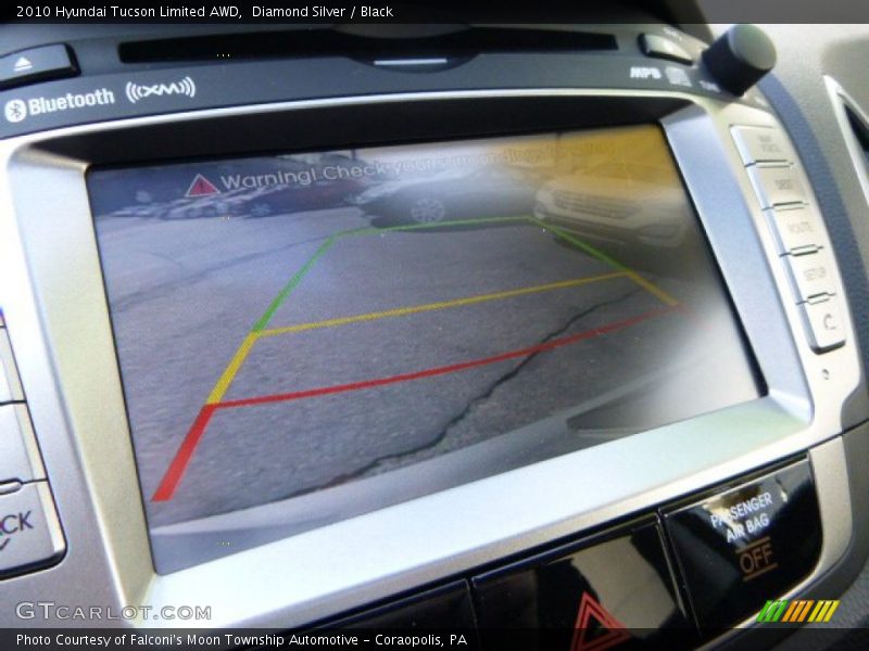 Diamond Silver / Black 2010 Hyundai Tucson Limited AWD