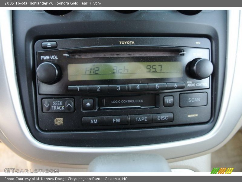 Sonora Gold Pearl / Ivory 2005 Toyota Highlander V6