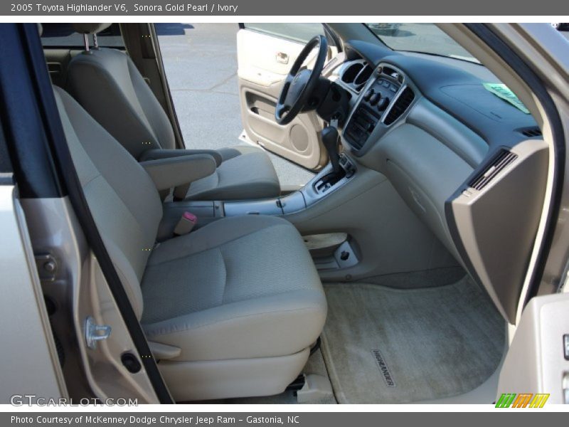 Sonora Gold Pearl / Ivory 2005 Toyota Highlander V6