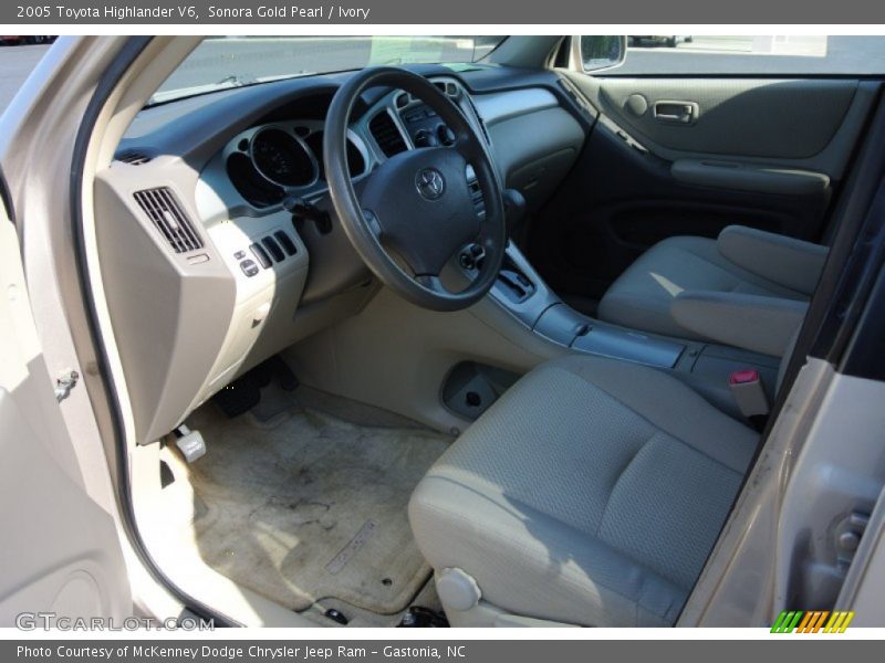 Sonora Gold Pearl / Ivory 2005 Toyota Highlander V6