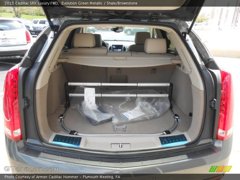 Evolution Green Metallic / Shale/Brownstone 2013 Cadillac SRX Luxury FWD