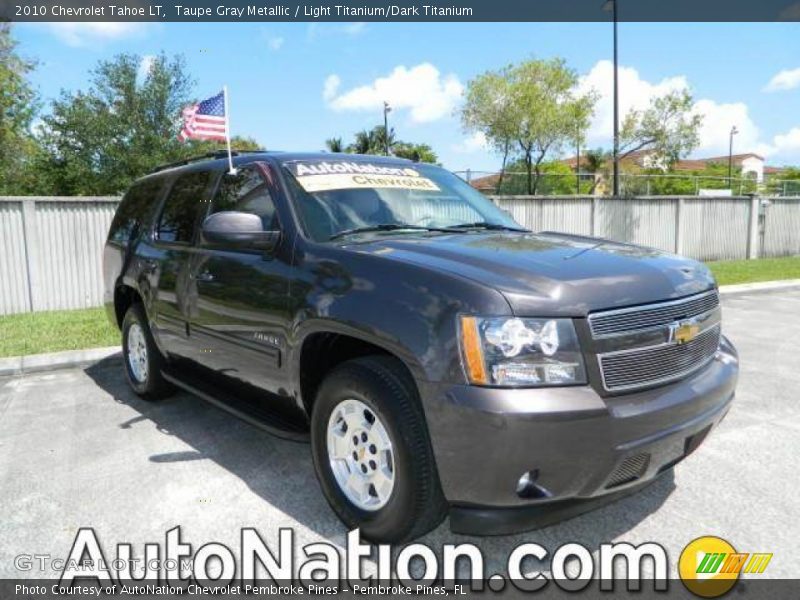 Taupe Gray Metallic / Light Titanium/Dark Titanium 2010 Chevrolet Tahoe LT