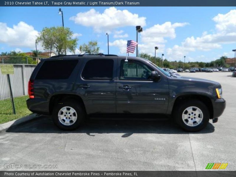 Taupe Gray Metallic / Light Titanium/Dark Titanium 2010 Chevrolet Tahoe LT