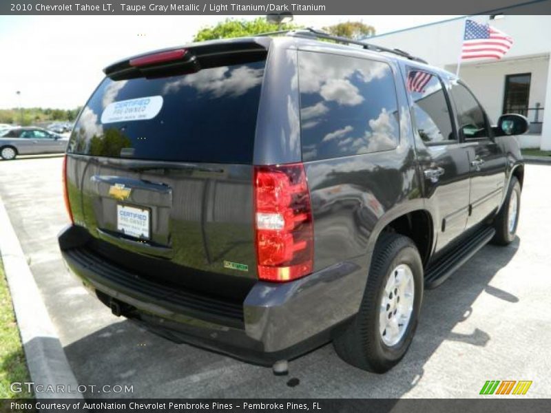 Taupe Gray Metallic / Light Titanium/Dark Titanium 2010 Chevrolet Tahoe LT