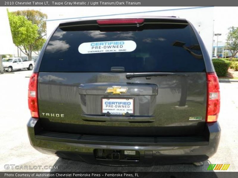 Taupe Gray Metallic / Light Titanium/Dark Titanium 2010 Chevrolet Tahoe LT