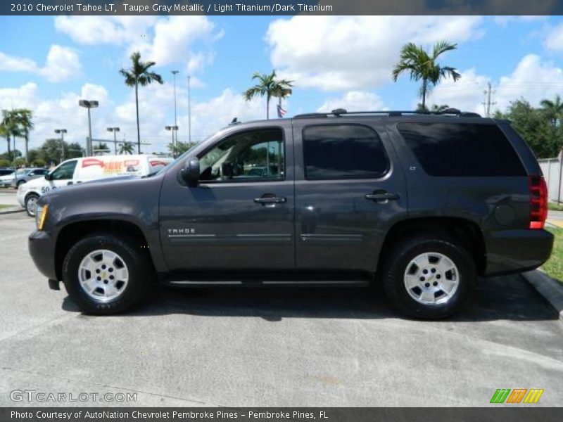 Taupe Gray Metallic / Light Titanium/Dark Titanium 2010 Chevrolet Tahoe LT