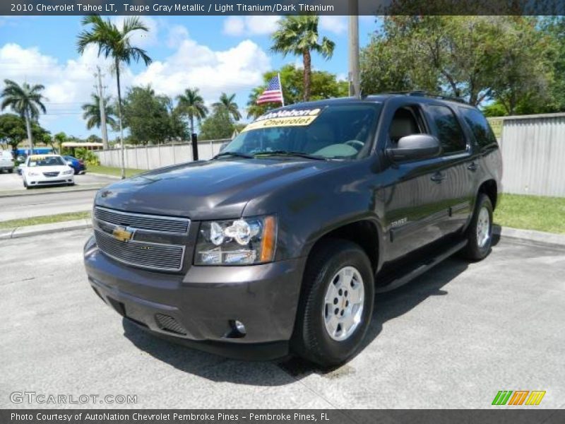 Taupe Gray Metallic / Light Titanium/Dark Titanium 2010 Chevrolet Tahoe LT