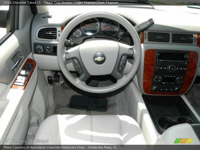 Taupe Gray Metallic / Light Titanium/Dark Titanium 2010 Chevrolet Tahoe LT