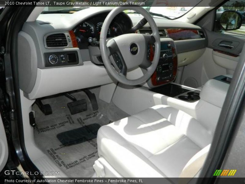 Taupe Gray Metallic / Light Titanium/Dark Titanium 2010 Chevrolet Tahoe LT