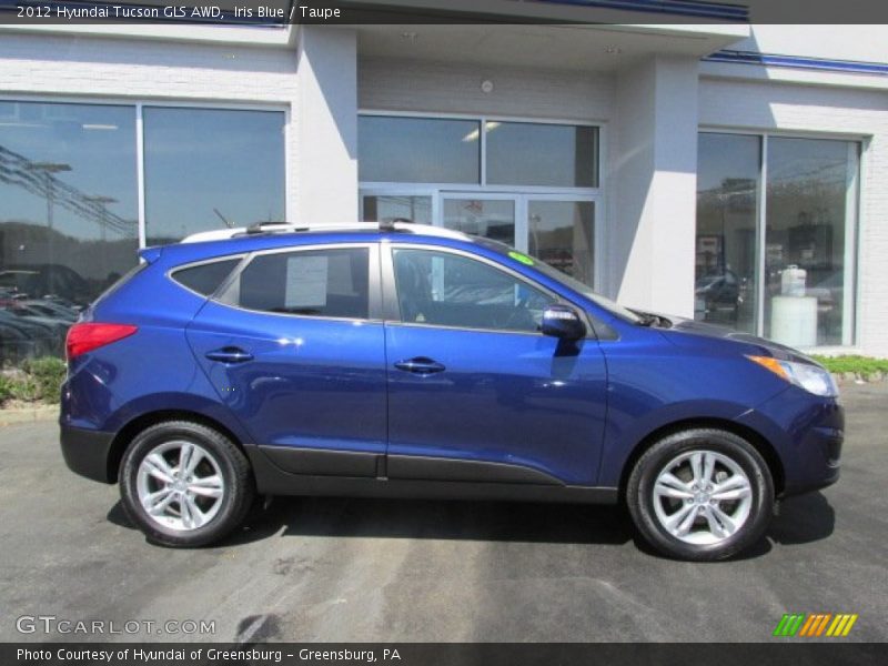 Iris Blue / Taupe 2012 Hyundai Tucson GLS AWD