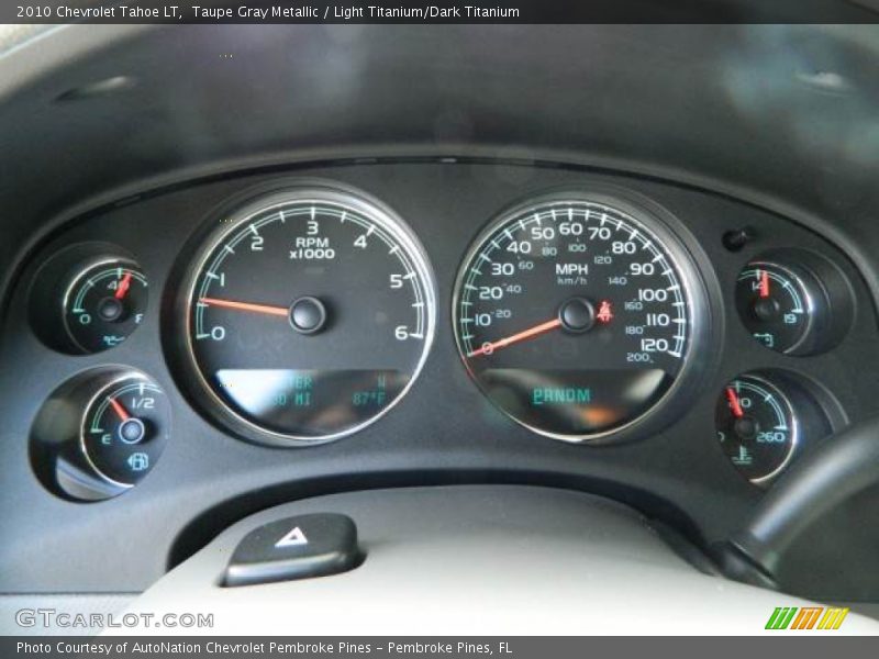 Taupe Gray Metallic / Light Titanium/Dark Titanium 2010 Chevrolet Tahoe LT