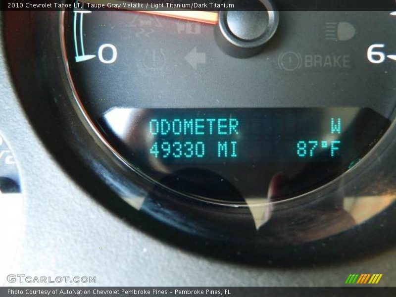 Taupe Gray Metallic / Light Titanium/Dark Titanium 2010 Chevrolet Tahoe LT