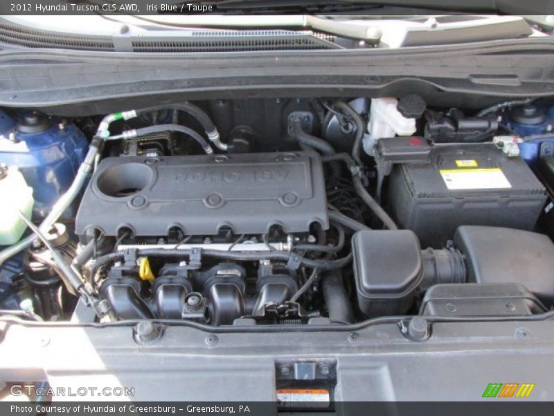 Iris Blue / Taupe 2012 Hyundai Tucson GLS AWD