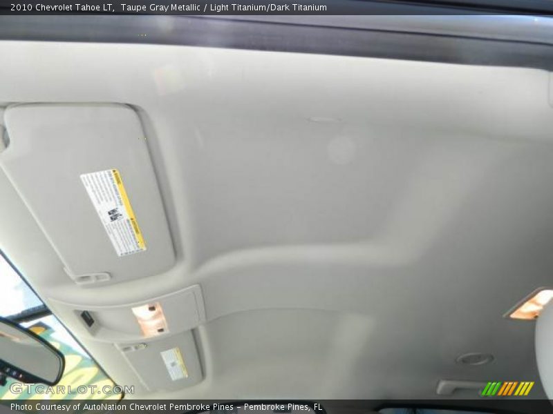 Taupe Gray Metallic / Light Titanium/Dark Titanium 2010 Chevrolet Tahoe LT