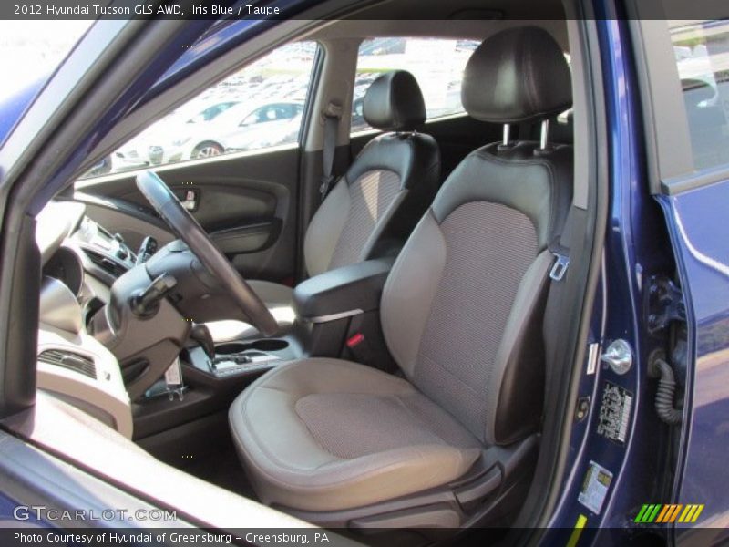 Iris Blue / Taupe 2012 Hyundai Tucson GLS AWD
