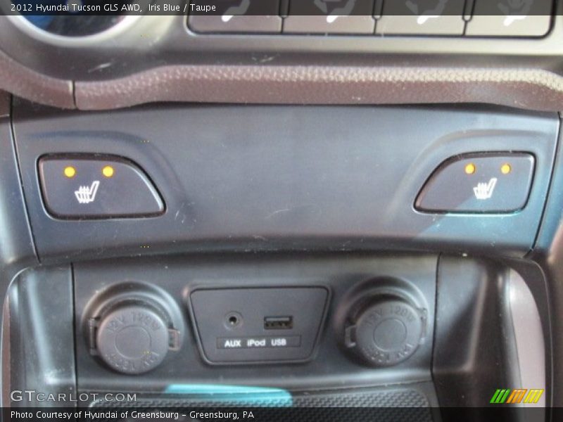 Iris Blue / Taupe 2012 Hyundai Tucson GLS AWD