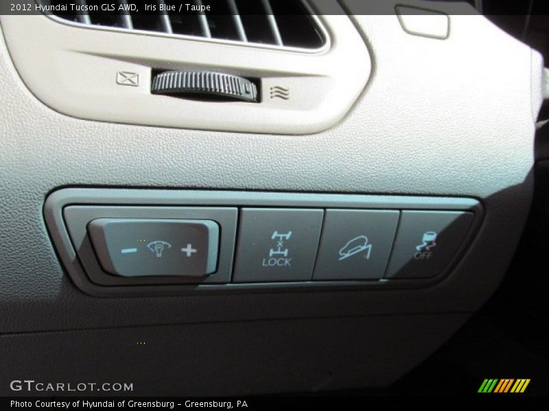 Iris Blue / Taupe 2012 Hyundai Tucson GLS AWD