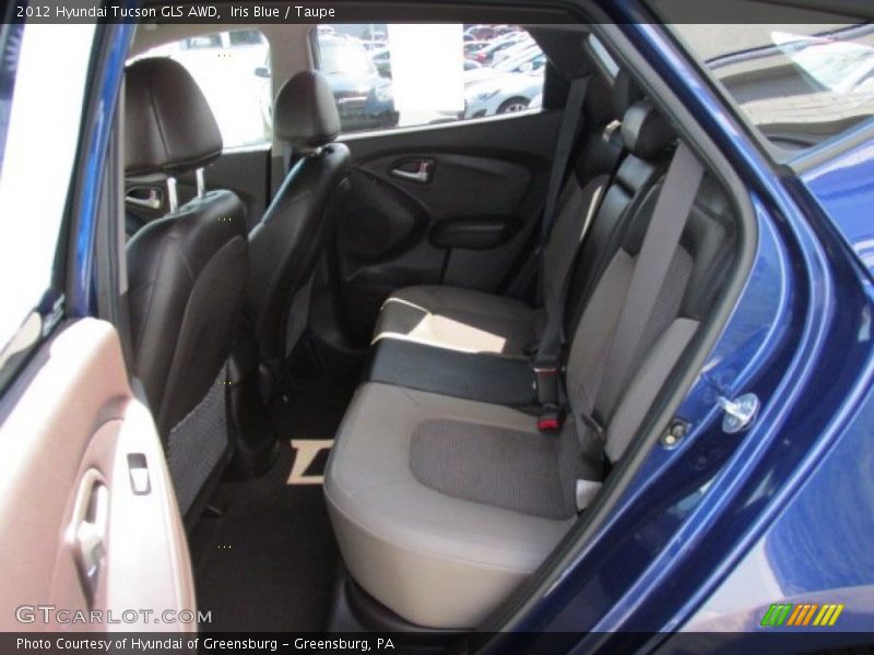 Iris Blue / Taupe 2012 Hyundai Tucson GLS AWD