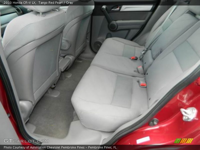 Tango Red Pearl / Gray 2010 Honda CR-V LX