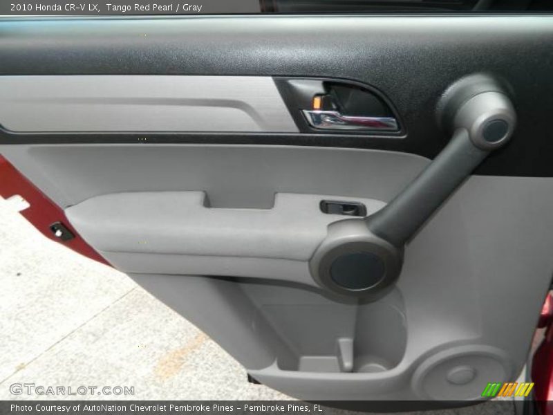 Tango Red Pearl / Gray 2010 Honda CR-V LX