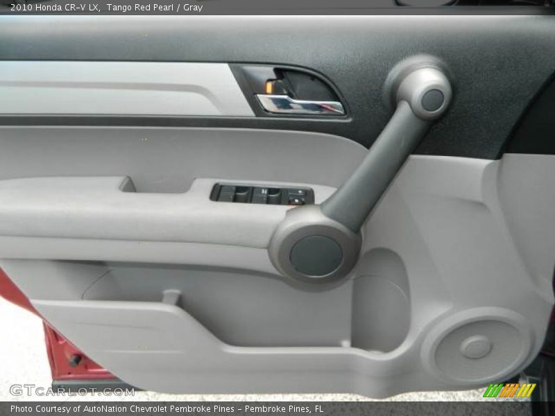 Tango Red Pearl / Gray 2010 Honda CR-V LX