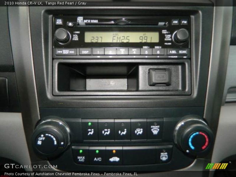 Tango Red Pearl / Gray 2010 Honda CR-V LX