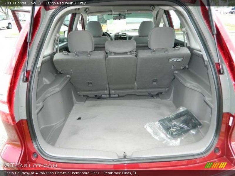 Tango Red Pearl / Gray 2010 Honda CR-V LX